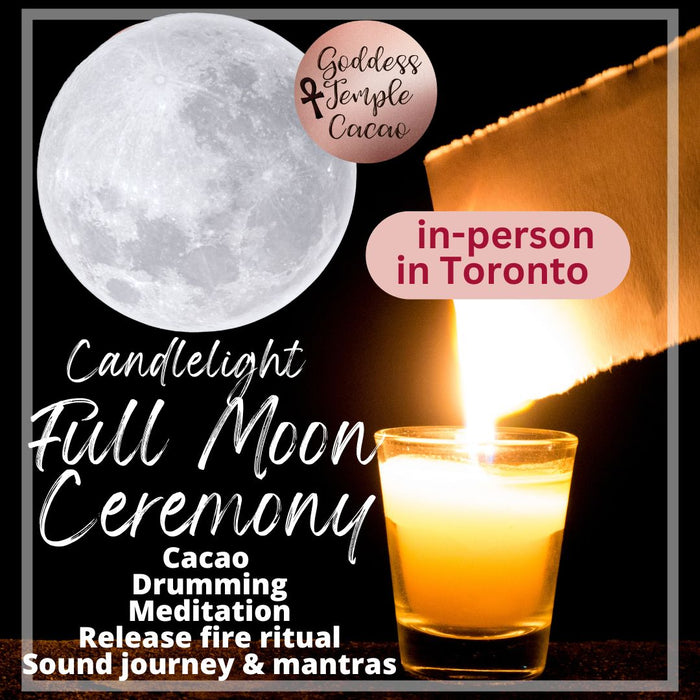 Candlelight Full Moon Cacao Ceremony in Toronto - Tuesday, April 23